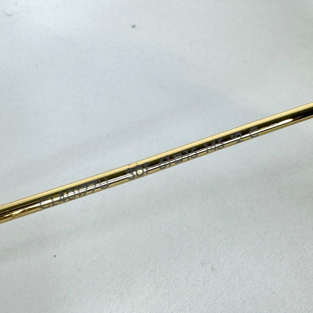 CELINE 61MM Oval Sunglasses NEW Gold Smoke Made in Italy - Picture 12 of 15